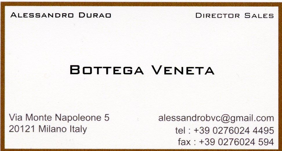 Italian Jacket Scam - Business Card - Alessandro Durao alessandrobvc@gmail.com
