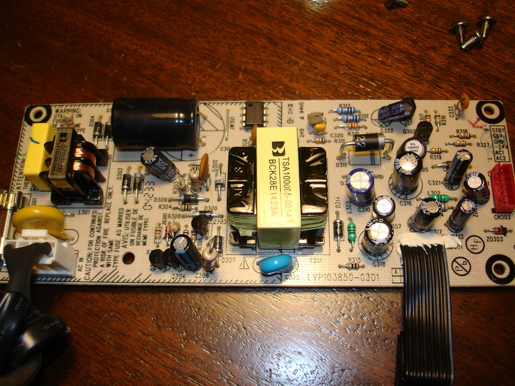 Power supply board.